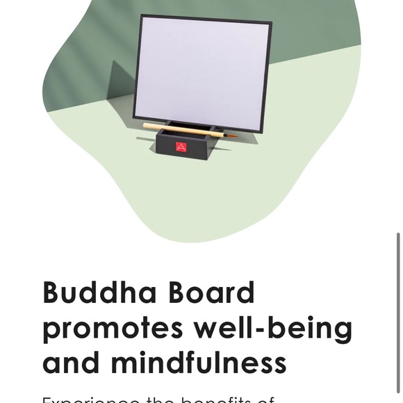 🪷NEW NWT NIB BUDDHA BOARD ZEN NO MESS PAINTING CALMING CRAFT PAINT EASEL TOY - Picture 7 of 9